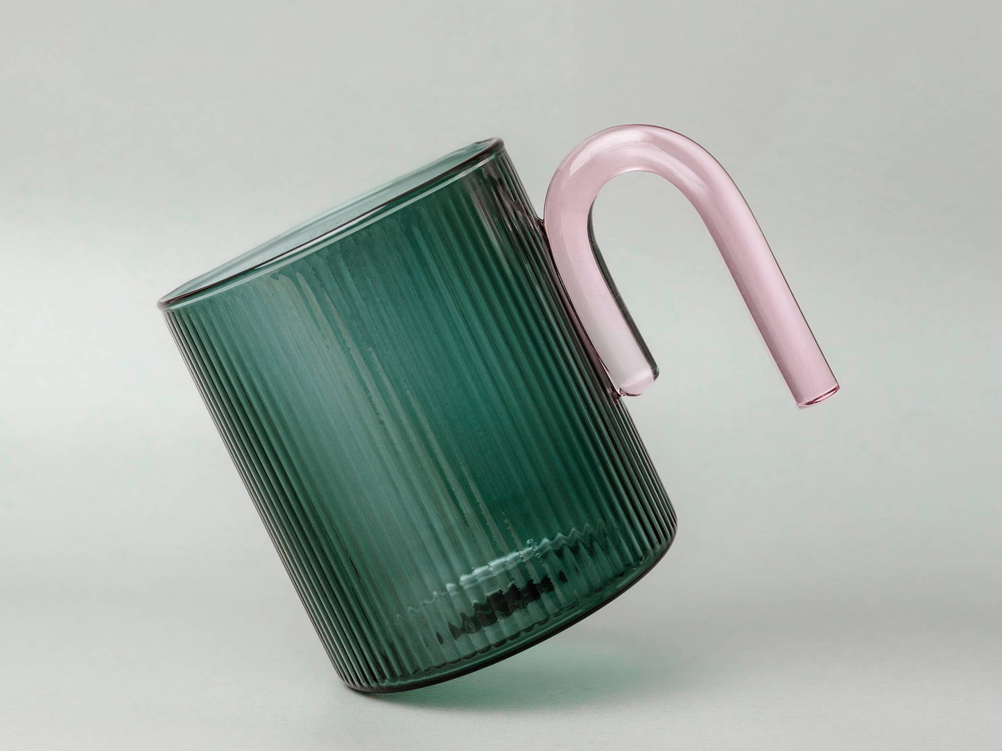 Archer Ribbed Glass Cup