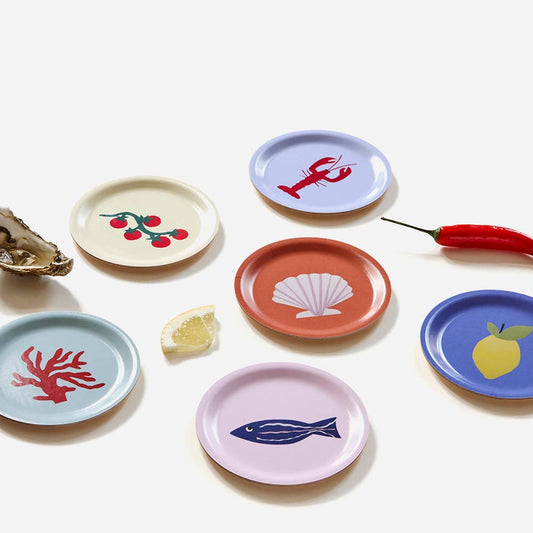 'Seaside Lunch' Coasters (Set of 6)