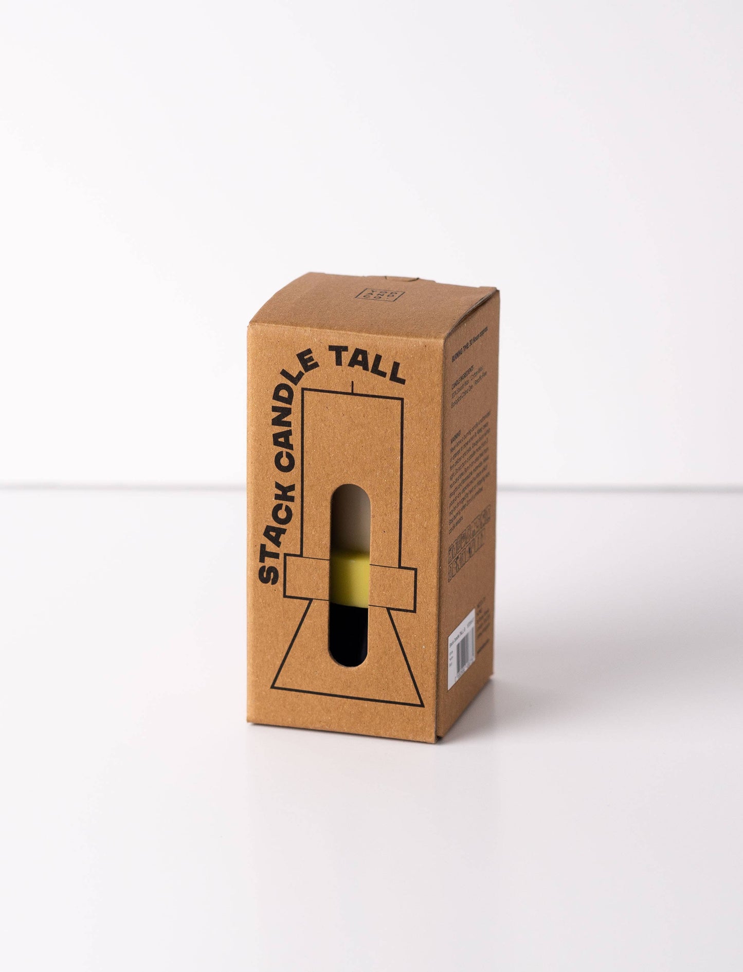 Stack Candle - Tall (FLOSS PINK/ PALE YELLOW/ MINT)