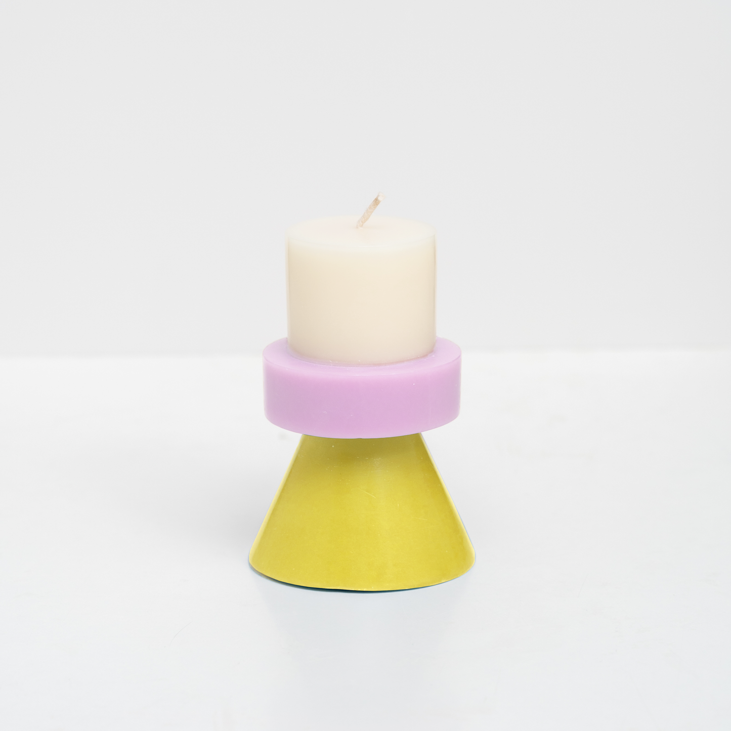 Stack Candle - Mini (WHITE/LILAC/YELLOW)