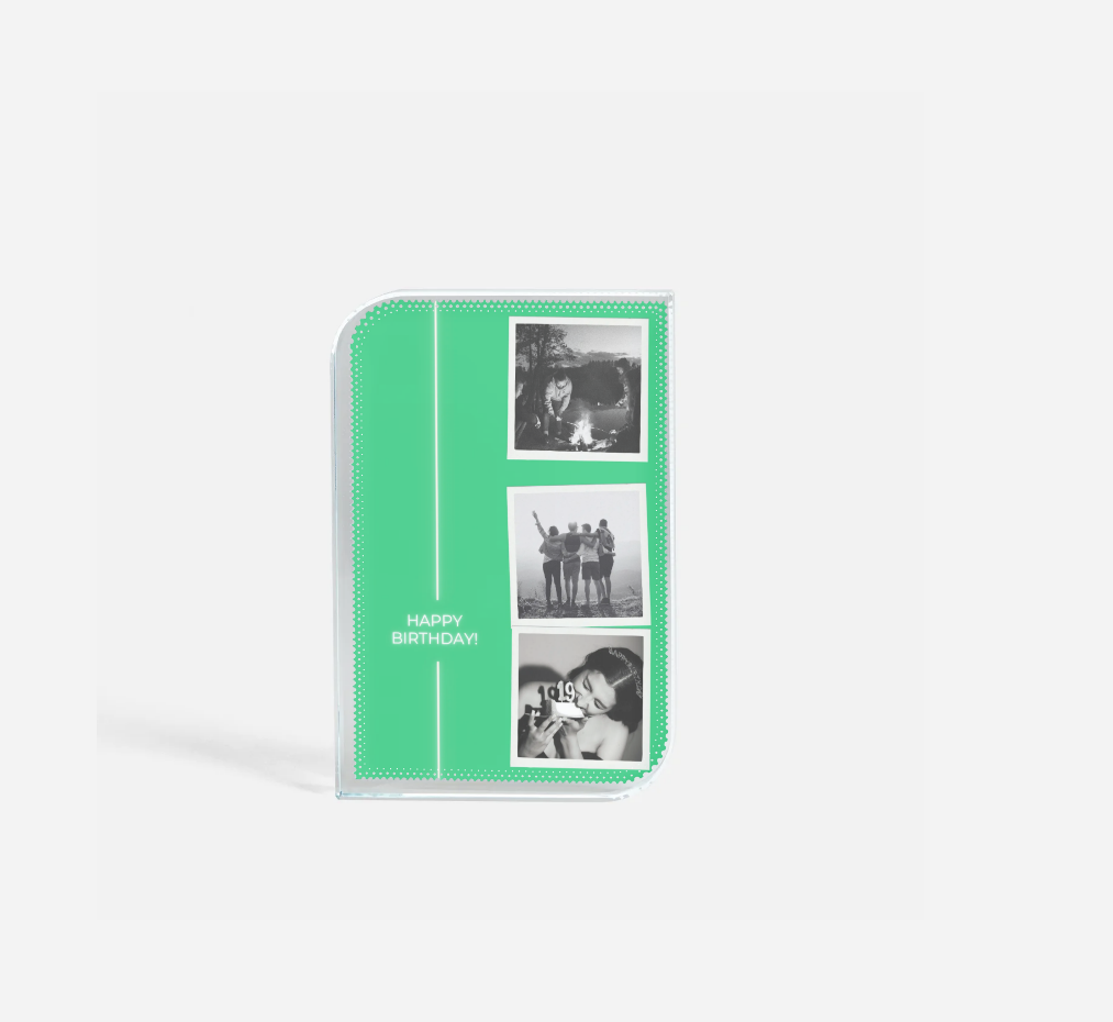 Glass Photoblock - Trio (Full Size)