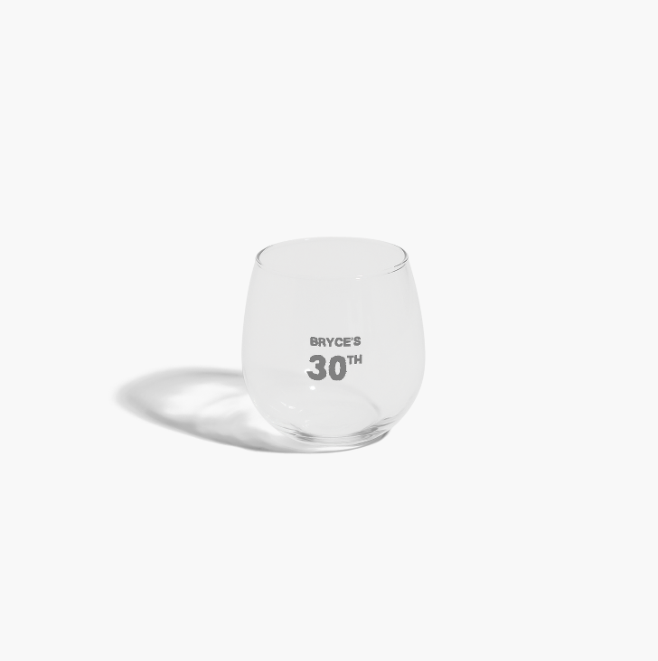 Stemless Glass - Birthday (Laser Engraving)