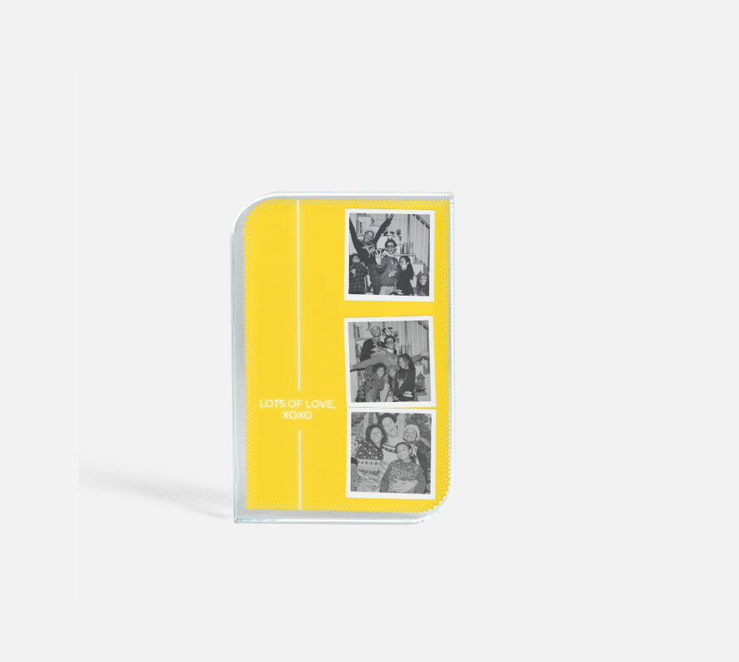 Glass Photoblock - Trio (Full Size)